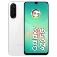 Oferta Relâmpago Celular Samsung Galaxy A26 5G Branco 256GB, 8GB RAM, Câmera Tripla até 50MP, Tela Super AMOLED 6.7", IP67, NFC, Recursos AI e Octa-Core 2.4GHz,2GHz
